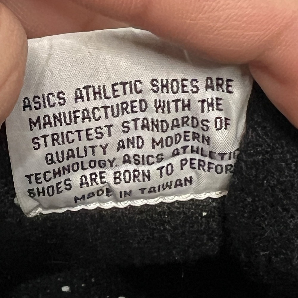 Vintage 90s Asics Mens 9.5 Gel Rage Lo Leather Sneakers Shoes White AS IS Taiwan - Picture 10 of 13